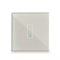 Iotty Smart Switch Faceplate 1-gang - rusvai gelsvas