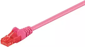 Goobay CAT6 U / UTP tinklo kabelis, 15 m, rožinis