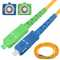 Extralink SC/APC-SC/UPC | Komutacinis laidas | Vienos eigos, Simplex, G652D, 3 mm, 0,5 m