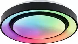Paulmann Lubinis šviestuvas Rainbow Dynamic Panel 38.5W RGB Variable Baltas Balta/juoda