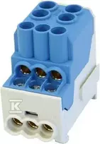 Simet Al/Cu paskirstymo blokas 80010 SIMBLOCK mėlynas SDB100 81601003