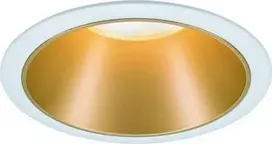 Paulmann įleidžiamas LED šviestuvas Cole, apvalus, 6,5 W, balta ir matinė aukso spalva, 2700 K, 93405