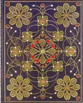 Peter Pauper Press Notebook didelės Senovės gėlės