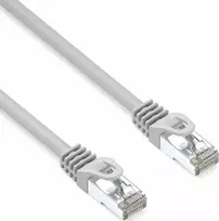 LAN S/FTP jungiamasis kabelis, Cat.6a, RJ45 M - RJ45 M, 10 m, dvigubai ekranuotas, LSOH, cell, 10Gb/s ekonominis