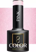 Activeshop Rožinė Hibridinis nagų lakas Ocho Nails Color Rožinė, 303 rožinis, 5 g