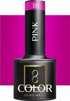 Activeshop Rožinė Hibridinis nagų lakas Ocho Nails Color Rožinė, 311 violetinė, 5 g