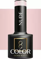 Activeshop Hibridinis nagų lakas Ocho Nails Color Nude, N01 rožinis, 5 g