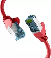 Efb Elektronik M-Cab CAT7 Raudonas 0.5M RAW CABLE RJ45/S/FTP LSZH 10GBIT CU LAN DSL