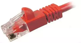 Goobay Lankas Wentronic Hoop CAT 6 Komutacinis kabelis, U/UTP, raudonas, 10 m - CCA coppergemisch (68446)