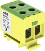 MOREK Geležinkelio jungtis su sriegiais AL / CU 1.5-50mm2 TS35 1-track 4-open OTL50-2 gelsvai žalia MAA2050Y10 89732009 - MAA2050Y10