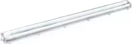 Volteno Hermetiškas šviestuvas su LED fluorescencinėmis lempomis 2x18w 120cm 4000K 3200lm Pilka IP65 ABS + PS 127x11.3x5cm VO2778