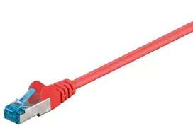 Goobay Kabelis LAN Patchcord CAT 6A S/FTP Raudona 2m