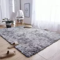 Strado Ombre Shaggy kilimas Strado 140x190 OmbreSilver (Light Pilkas) universalus