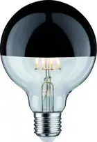 Paulmann LED ŠALTINIS G95 VEIDRODIS 6W 230V 520LM E27 2700K Juodas CROMAS BLOKIAMAS PL28677 PAULMANN
