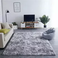 Strado Ombre Shaggy Rug 250x300 OmbreSilver (šviesus Pilkas)