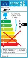 Dedra Sieninis viestuvas su judesio davikliu SLIM 10W SMD LED IP44