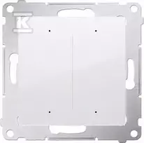 Kontakt-Simon Simon 54 GO Lighting mygtuko valdiklis - 2 5A išėjimai, išmaniuoju telefonu valdomas WiFi 230V (modulis) baltas DEW2W.01/11