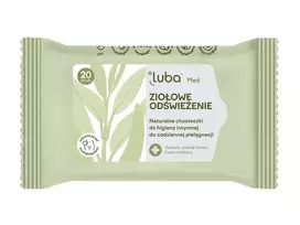 Luba Med Herbal Refreshing natūralios servetėlės intymiai higienai 20 vnt.