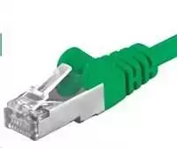PremiumCord PREMIUMCORD Patch kabelis CAT6a S-FTP, RJ45-RJ45, AWG 26/7 10m žalia