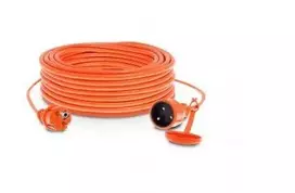 KEL Sodo ilgintuvas 1 lizdas be 10 m 10A IP44 oranžinis (W-96969)