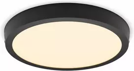 Lubinis šviestuvas Paviršinė LED panelė PHILIPS MAGNEOS, 20W, 2700K,1900lm,apvali f., juodos sp.,ø26,8xh2,8cm