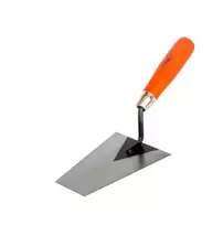 AW-Tools AWTOOLS TRAPEZINĖ mentele, šlifuota, 180mm, MEDINĖ RANKENA