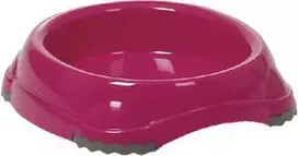 Neslidus dubenėlis naminiams gyvūnams Smarty Moderna 210ml plastikinis/rožinis