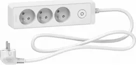 Galios juosta Schneider Electric Viršįtampis 3 lizdai 1,5 m (ST9331W)