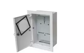 Alfako Metalinis įleidžiamas skirstomasis įrenginys 1x1F elektroniniam skaitikliui, langų užraktas, RAL 9003 A-RW18E