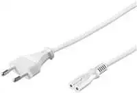 PremiumCord 230V maitinimo laidas prie magnetofono 2m baltas