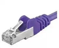 PremiumCord PREMIUMCORD Patch kabelis CAT6a S-FTP, RJ45-RJ45, AWG 26/7 0,25 m fialová