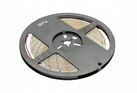 GTV Blykstės juosta 2835, 300 LED šaltai balta, 33 W, be gelio, 8 mm, ritinys 5 m, 12 V