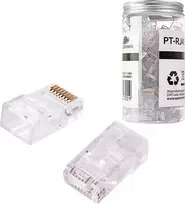 „Spacetronik“ RJ45 praėjimo kištukas cat.6 UTP PT-RJ456UT-1 100 vnt.