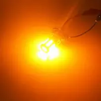 LED posūkio lemputė BAU15s 12V Geltona PY21W
