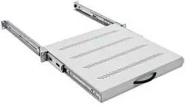 Triton RAB-UP-X19-A1, 19 colių ištraukiama lentyna, keliamoji galia iki 50 kg, 1 aukšt./650 mm, RAL 9005 juoda - RAB-UP-X19-A1