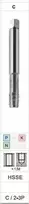 Hornit Fanar NPT SIŪLAS 3/4 "-14 DIN-374C HSSE 800