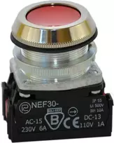 Promet Valdymo mygtukas 30mm raudona 2R su savarankiškai grįžti (W0-NEE30-K 2Y C)