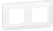 Legrand 277804L MOSAIC Dvigubas horizontalus rėmas - 2X2 modulis balta skirta 277804L laikikliui