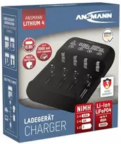 Ansmann ANS 1001-0122 LCD stalinis įkroviklis ličio jonų NiMH ir LiFePO4 akumuliatoriams