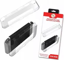 jys Dėklas Case Dėklas Na Do Nintendo Switch Oled / Permatomas Z Brokatem