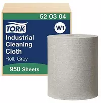 Valymo šluostė „Tork W1“, pramoninė, pilka, 950 lapelių