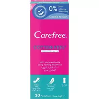 Carefree Cotton Feel Normal Kelnaičių įklotai be kvapo 20 vnt