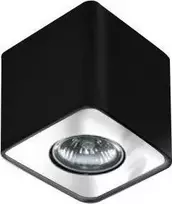 Lubinis šviestuvas Lubų žibintas Azzardo Azzardo Nino 1 AZ0736 FH31431S Lubos lempa 1x50W GU10 juoda / chromo + LED lemputė 1 Zł NEMOKAMAI!