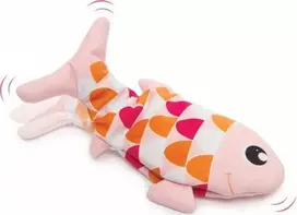 Catit Groovy fish, žaislas, katė, rožinė, 25 cm, su catnip, USB pakrautas