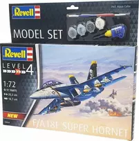 Revell F/A-18F Super Hornet 1/72 dovanų rinkinys su dažais
