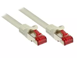 Good Connections RNS pataisymo kabelis su Rastnasenschutz, kat. 6, S/FTP, PiMF, PVC, 250 MHz, pilka, 0,25 m, (8060-003)