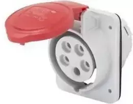Gewiss Kištukinis lizdas raudonas 32A 400V IP44 (GW62220H)