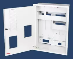 Karwasz 2 metrų, 1 ir 3 fazių įleidžiama skaitiklio spintelė, 27 IP30 moduliai (W-2L-P-27 Z/O)