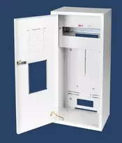 Karwasz RU-3 Z/O Ant paviršiaus montuojama/po sienele skaitiklių spinta (universali) 1 metro, 3 fazių, 12 IP30 modulių RU-3 Z/O