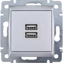Legrand ValENA Maitinimo lizdas 2xUSB 5V 1500mA aliuminis (770270)